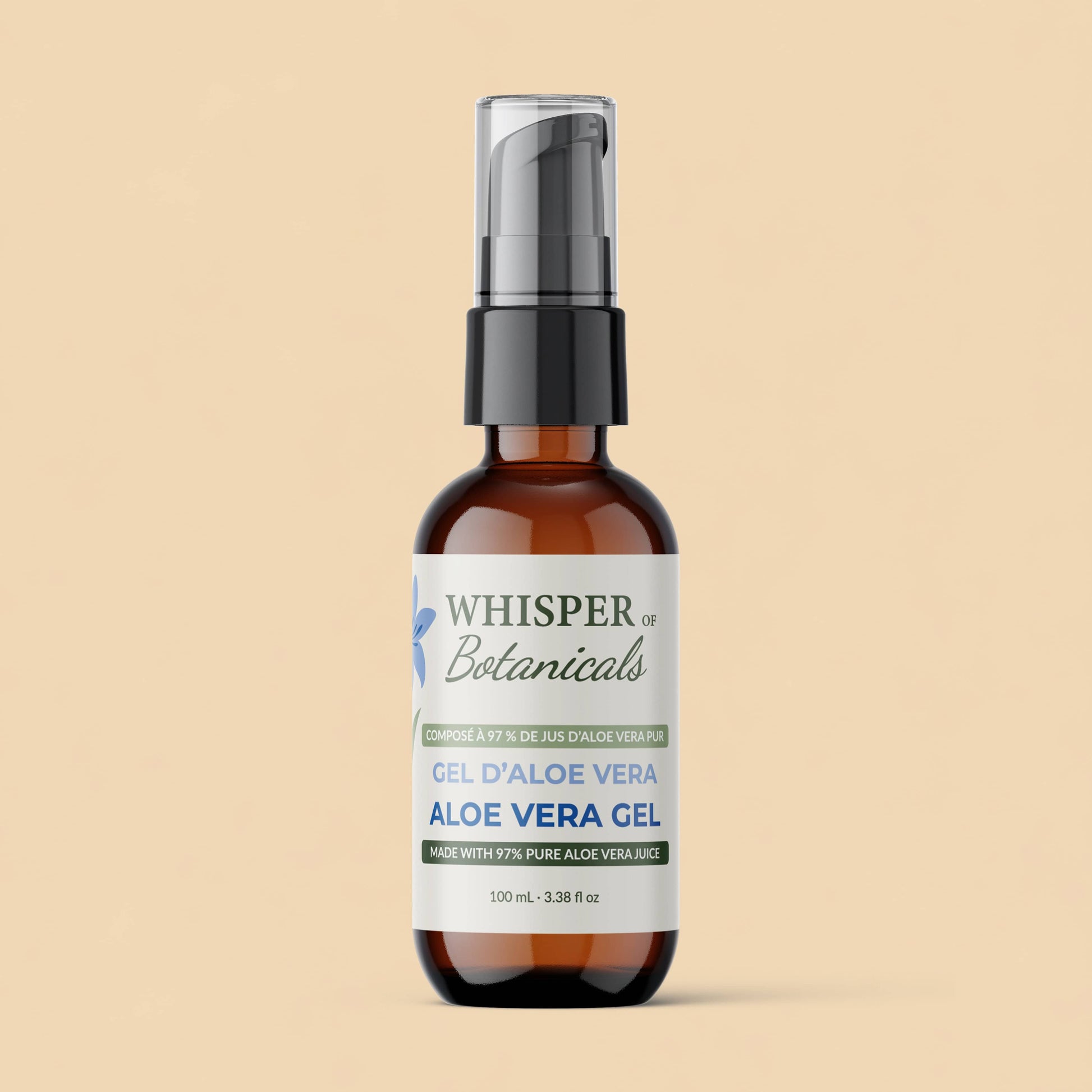 Whisper of Botanicals - Aloe Vera Gel - 100 mL (3.38 fl oz)